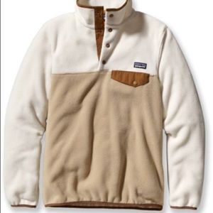 Patagonia Synchilla Fleece - Cream, Tan, & Brown (Womens Small)